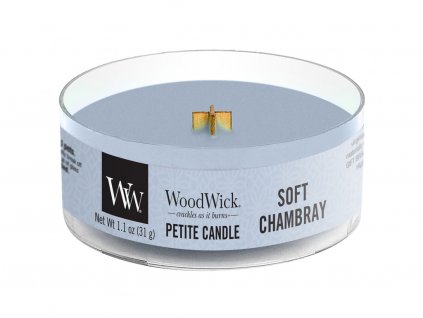 woodwick soft chambray petite