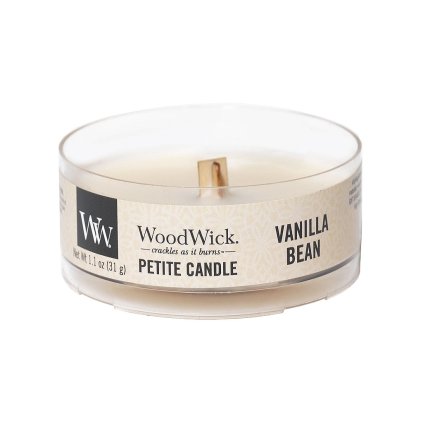 woodwick vanilla bean petite candle