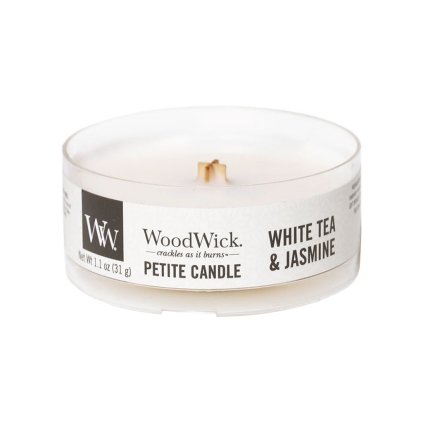 woodwick petite candle svicka white tea jasmine vicko