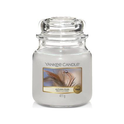 yankee candle autumn pearl stredni