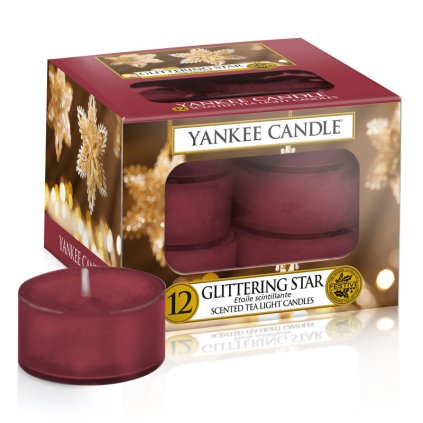11168 yankee candle cajove svicky glittering star 12 ks