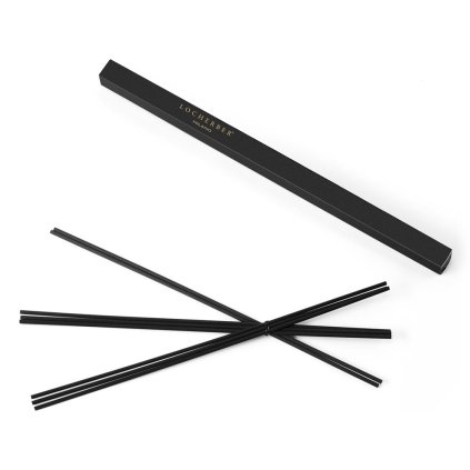 11993 locherber milano 6 ks fibra tycinky do difuzeru 250 ml cerne 28 cm