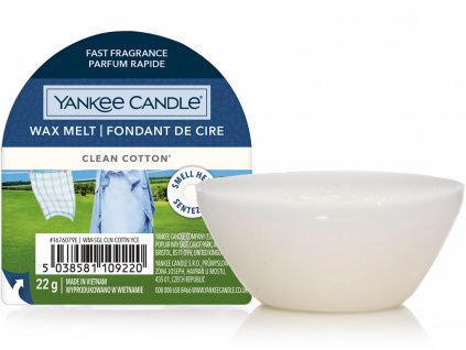 yankee candle vosk do aromalampy clean cotton