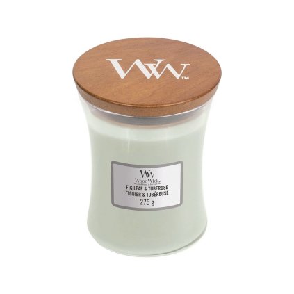woodwick fig leaf tuberose stredni