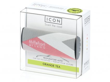 millefiori milano icon textile geometric orange tea