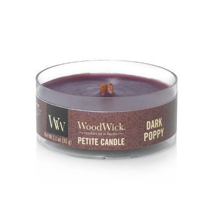 woodwick petite candle dark poppy
