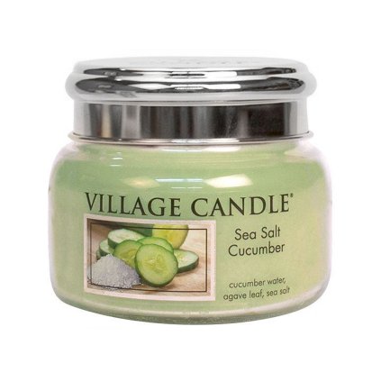 village candle svicka sea salt cucumber mala