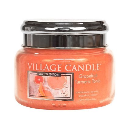 village candle grapefruit turmeric tonic mala
