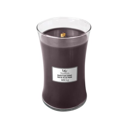 woodwick black plum cognac velka