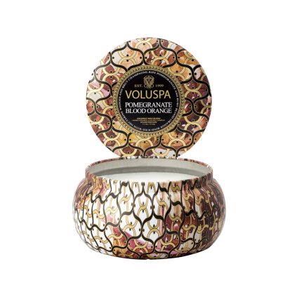 voluspa svicka maison metallo pomegranate blood orange 1