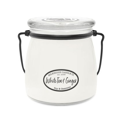 milkhouse svicka white tea ginger stredni