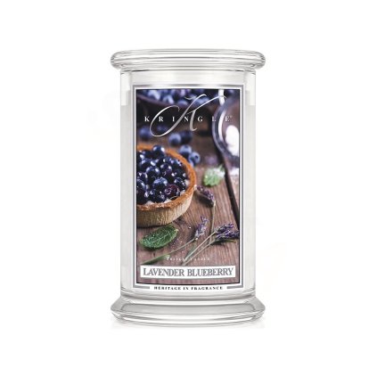 kringle candle svicka lavender blueberry velka