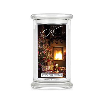 kringle candle svicka cozy christmas velka