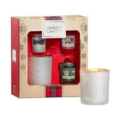 yankee candle vanocni darkova sada votivni svicky svicen