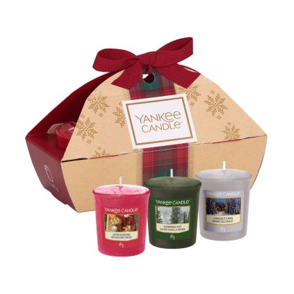yankee candle vanocni darkova sada 3 votivni svicky 1