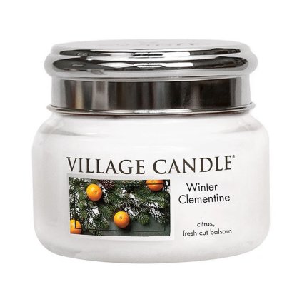 village candle winter clementine mala