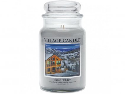 village candle aspen holiday svicka velka