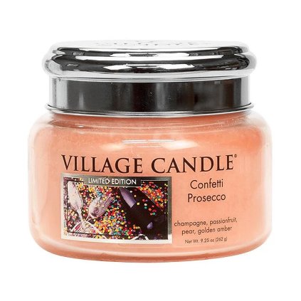 village candle confetti prosecco mala
