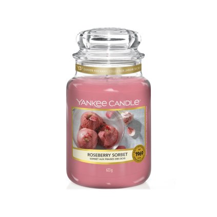 yankee candle roseberry sorbet velka
