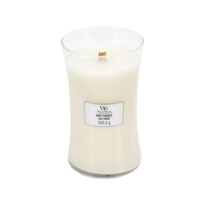 woodwick baby powder velka svicka