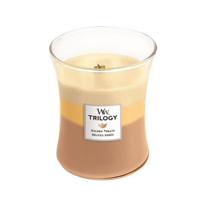 woodwick golden treats stredni