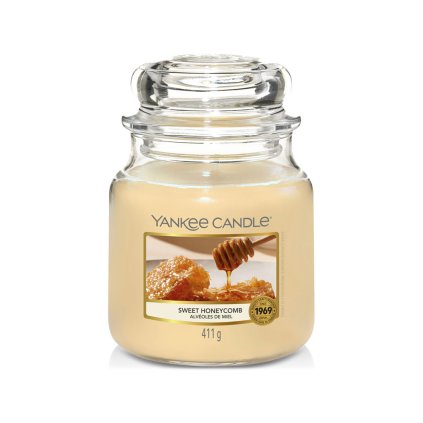 yankee candle sweet honeycomb stredni