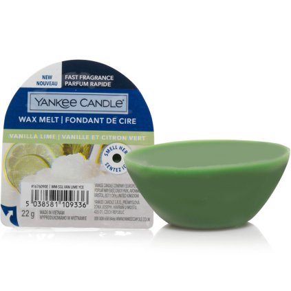 yankee candle vosk do aromalampy vanilla lime