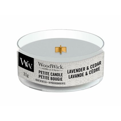 woodwick lavender cedar petite candle