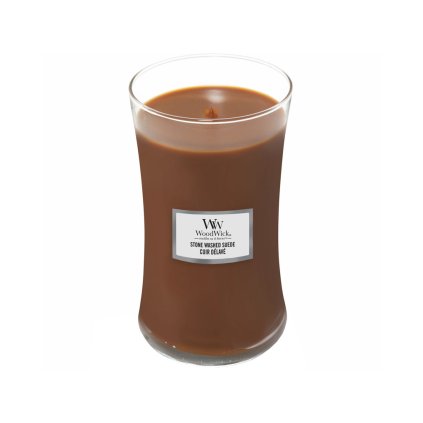 woodwick stone washed suede velka