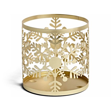 yankee candle snowflake frost kovovy svicen na svicku