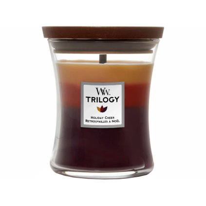 woodwick trilogy holiday cheer svicka stredni