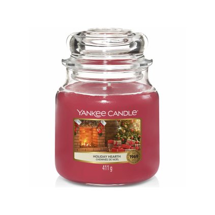 yankee candle holiday hearth svicka stredni
