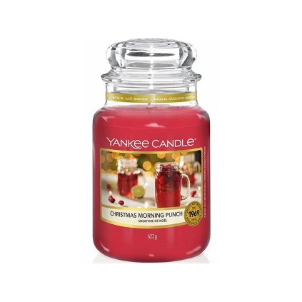yankee candle christmas morning punch svicka velka