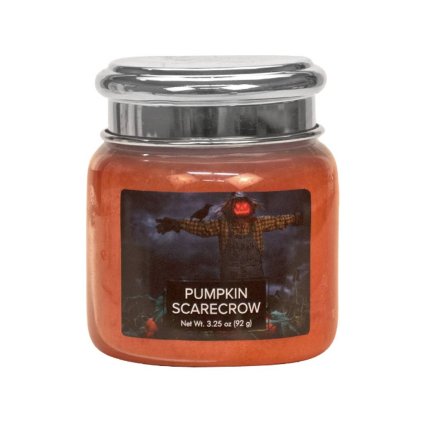 village candle pumpkin scarecrow svíčka malá 92g