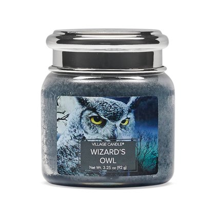 village candle wizards owl svíčka malá 92g