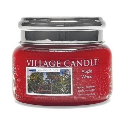 village candle here apple wood svíčka malá 262g