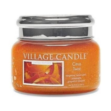 village candle citrus twist malá 262g