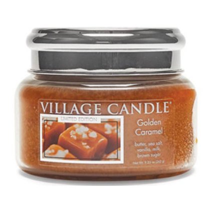 village candle golden caramel svíčka 262g