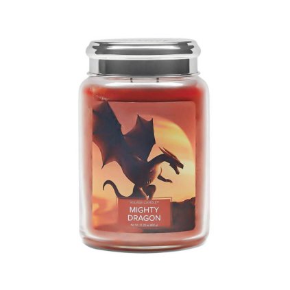 village candle mighty dragon svíčka 602g
