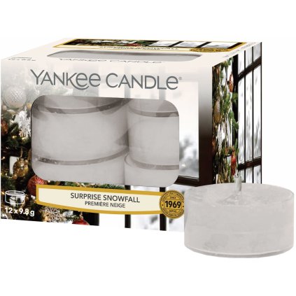 yankee candle surprise snowfall svicka cajova