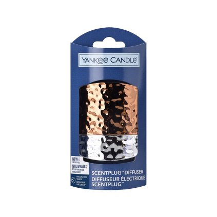 yankee candle difuzer hammered copper silver