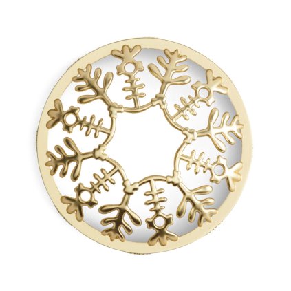 yankee candle prstenec illuma lid snowflake frost
