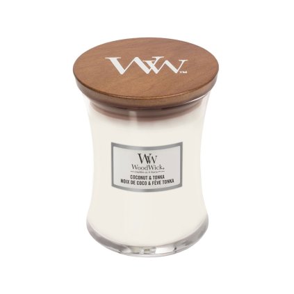 woodwick coconut tonka stredni