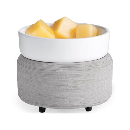 candle warmers gray texture aromalampa elektricka 1