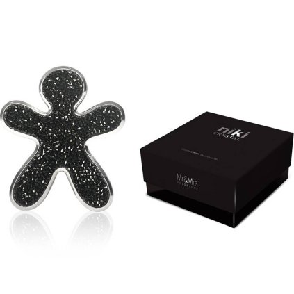 mr mrs niki black silver swarovski
