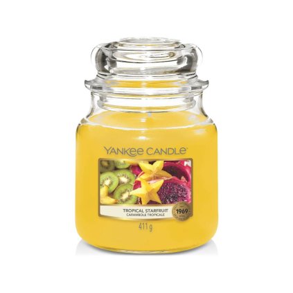 yankee candle tropical starfruit stredni