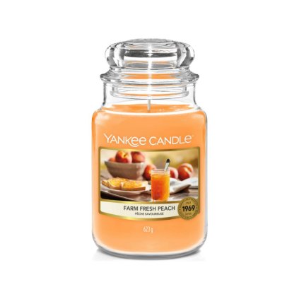 yankee candle fresh farm peach velka