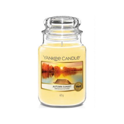 yankee candle autumn sunset velka