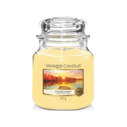 yankee candle autumn sunset stredni