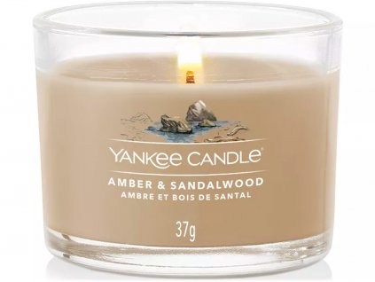 yankee candle svicka amber sandalwood votivni sklo 1